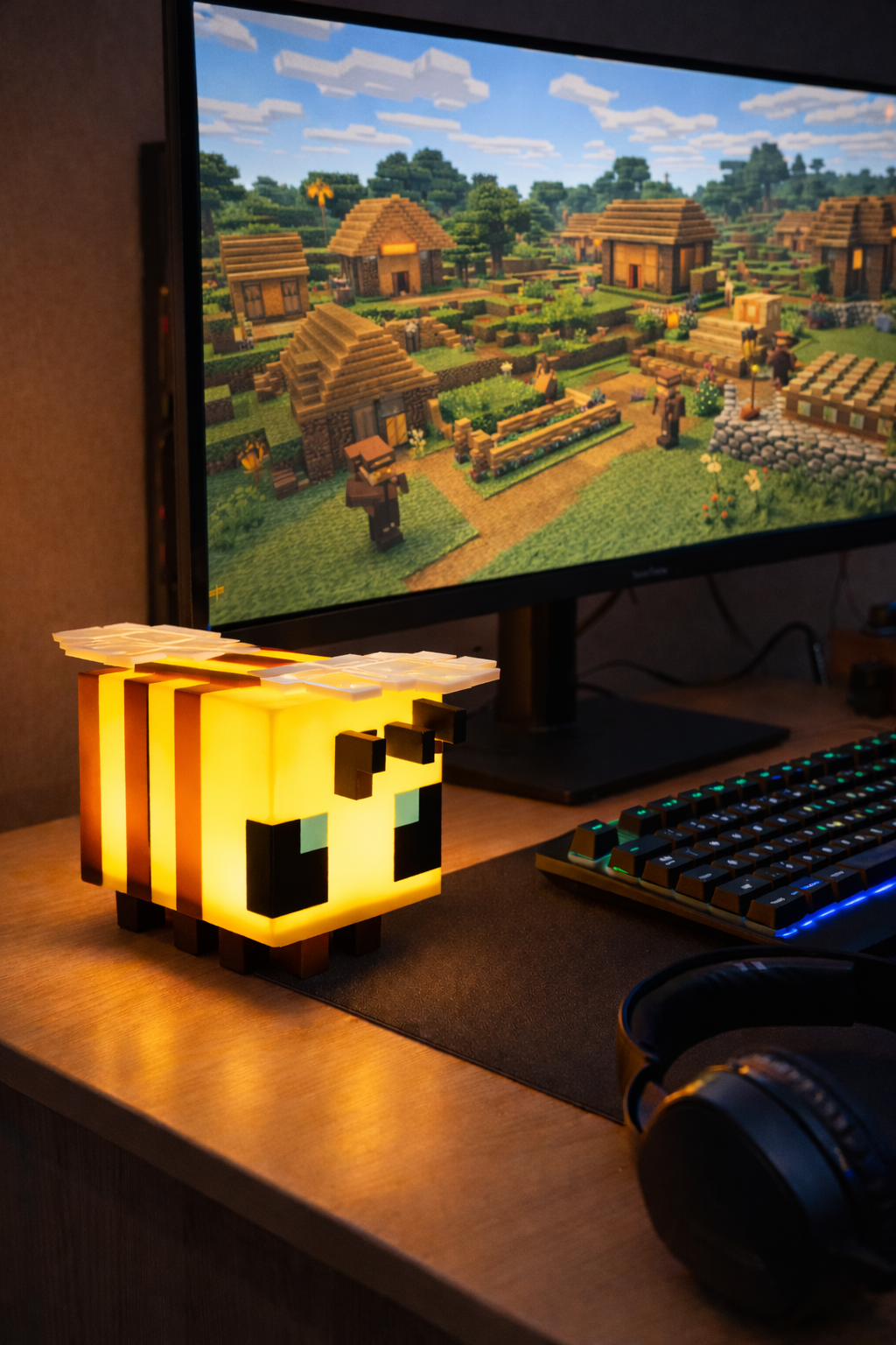 PixelBee Glow – Night Light