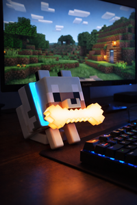 Pixel Wolf Bone Night Light™