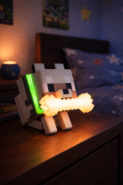 Pixel Wolf Bone Night Light™